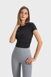 Short Sports Short Sleeves-Black