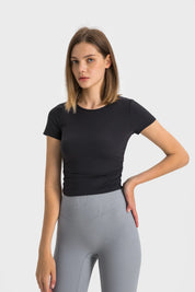 Short Sports Short Sleeves-Black