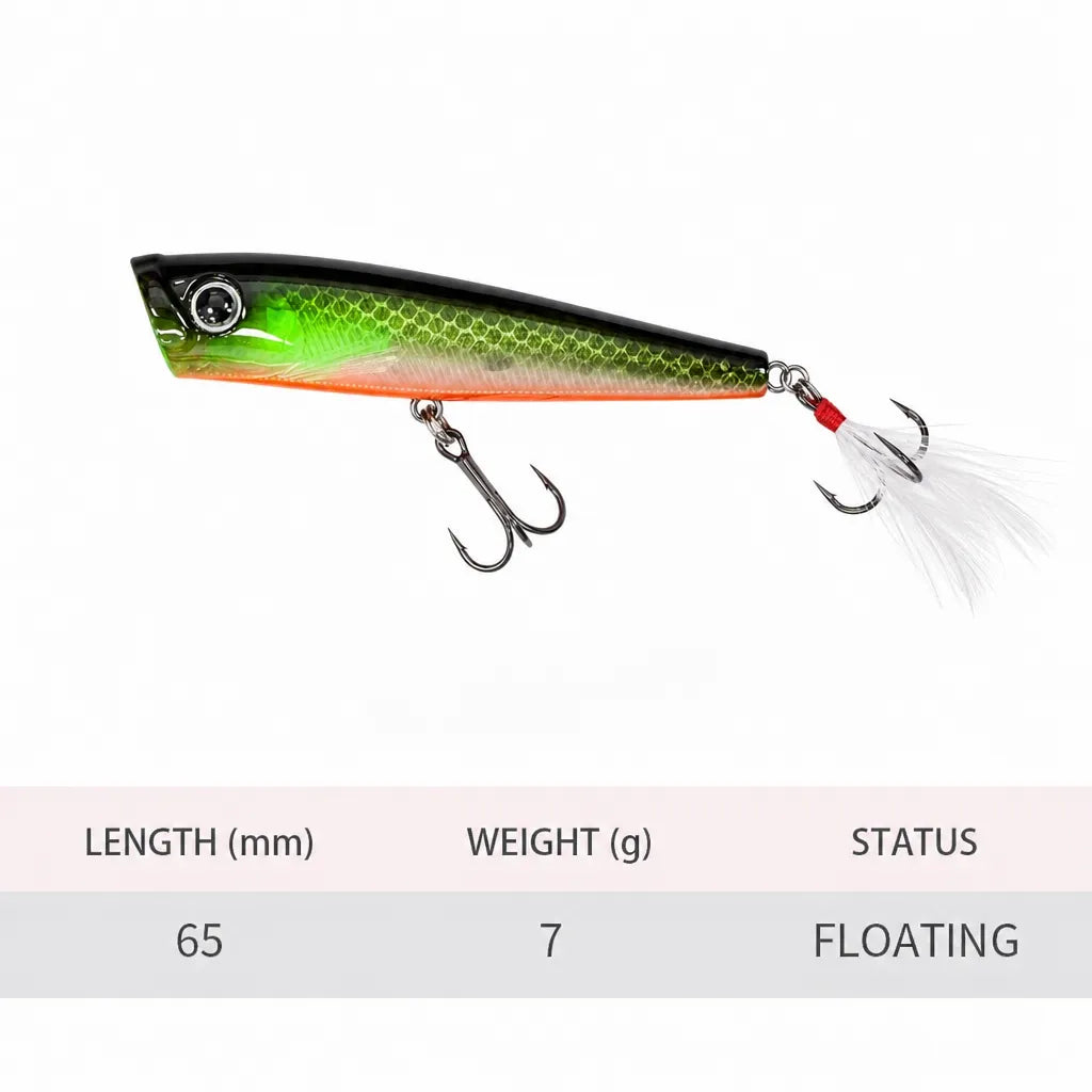 JAVELIN 65 Topwater Popper 2-9:16" - 1:4oz-info-1