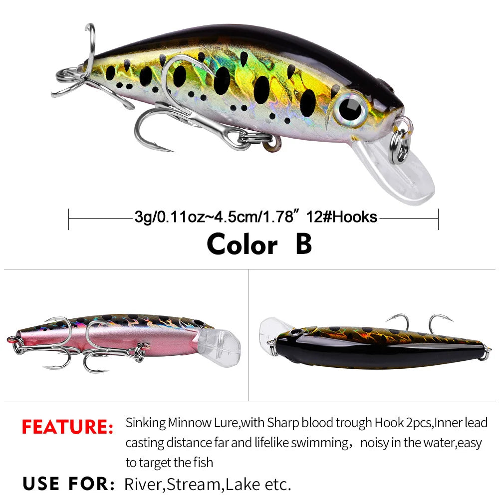 NEXUS 45 Sinking Minnow 1-3/4" - 1/8oz