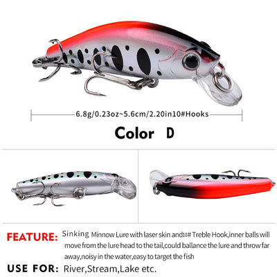 PHANTOM 55 Sinking Minnow 2-1/4" - 1/4oz