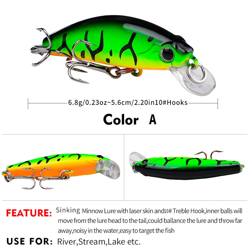 PHANTOM 55 Sinking Minnow 2-1/4" - 1/4oz