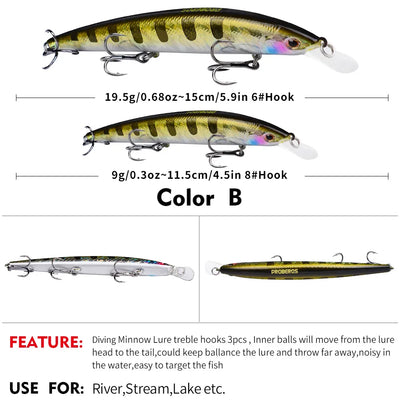 QUANTUM 115 Sinking Minnow 4-1/2" - 9/16oz