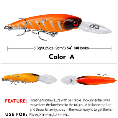 RAZOR 90 Floating Minnow 3-1/2" - 5/16oz