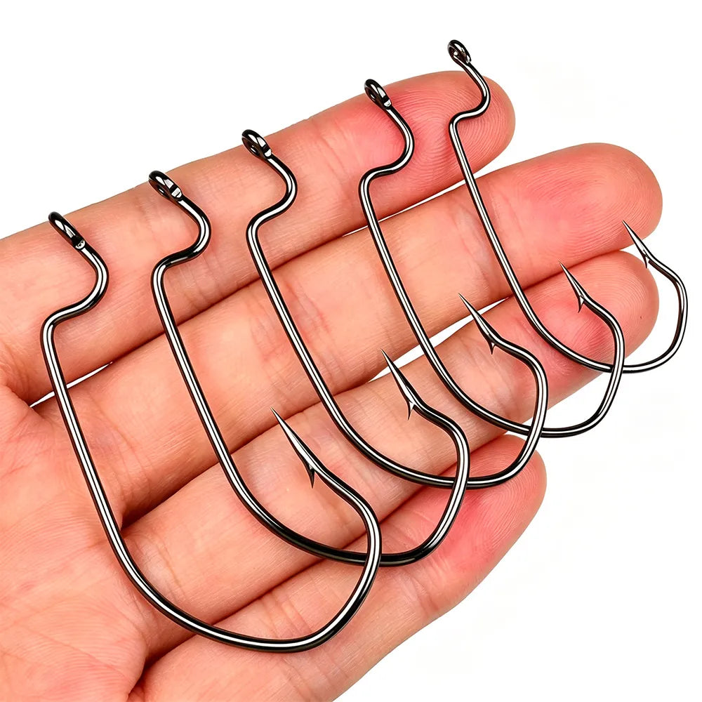 RAZOR Offset Round Bend Worm Hook-common-1