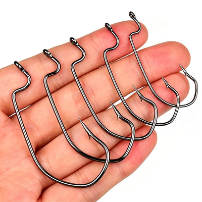 RAZOR Offset Round Bend Worm Hook-common-1