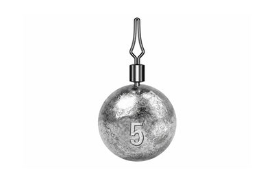 Round Drop Shot Weights-white
