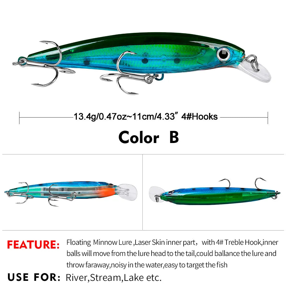 SONAR 110 Floating Minnow 4-3/8" - 1/2oz
