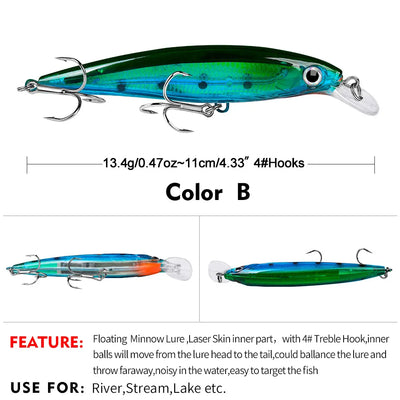SONAR 110 Floating Minnow 4-3/8" - 1/2oz