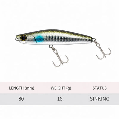 TALON 80 Sinking Pencil 3-1:8" - 5:8oz-info-1