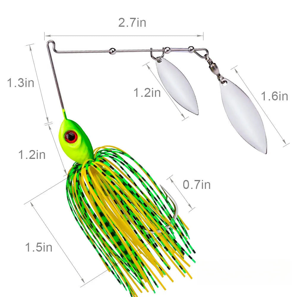 TEMPEST 100 Spinnerbait 4" - 5:8oz-info-1