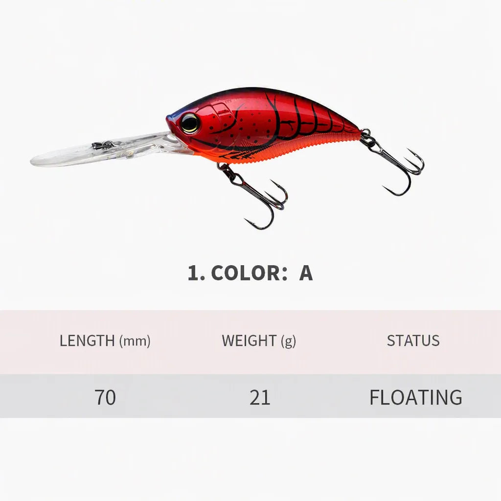 TORRENT 70 Floating Crank 2-3/4" - 3/4oz
