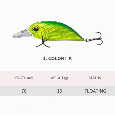 VALKYRIE 70 Floating Crank 2-3/4" - 9/16oz
