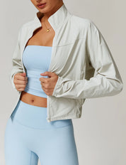 Fitness Yoga Quick Dry Zipper Jacket