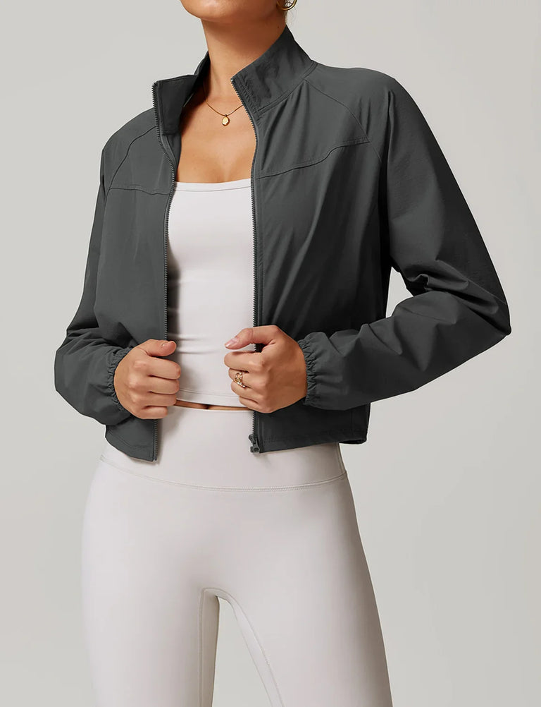 Fitness Yoga Quick Dry Zipper Jacket