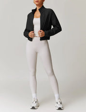 Fitness Yoga Quick Dry Zipper Jacket
