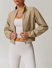 Fitness Yoga Quick Dry Zipper Jacket