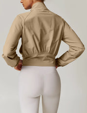 Fitness Yoga Quick Dry Zipper Jacket