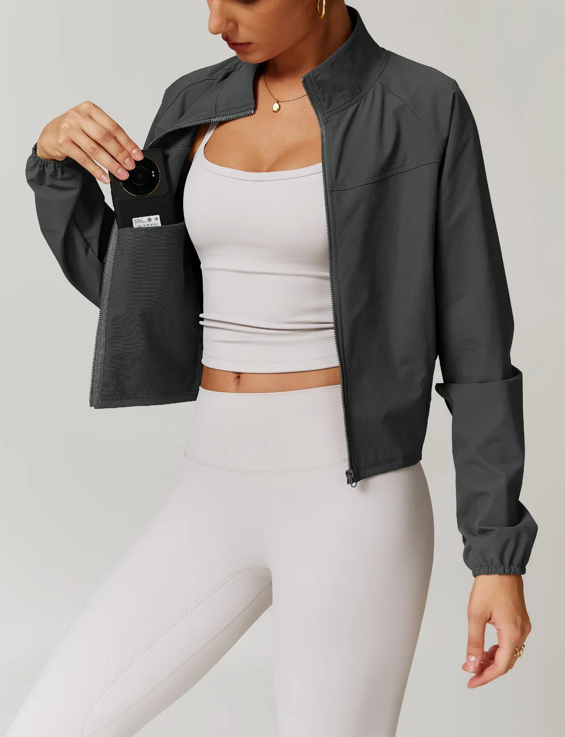 Fitness Yoga Quick Dry Zipper Jacket
