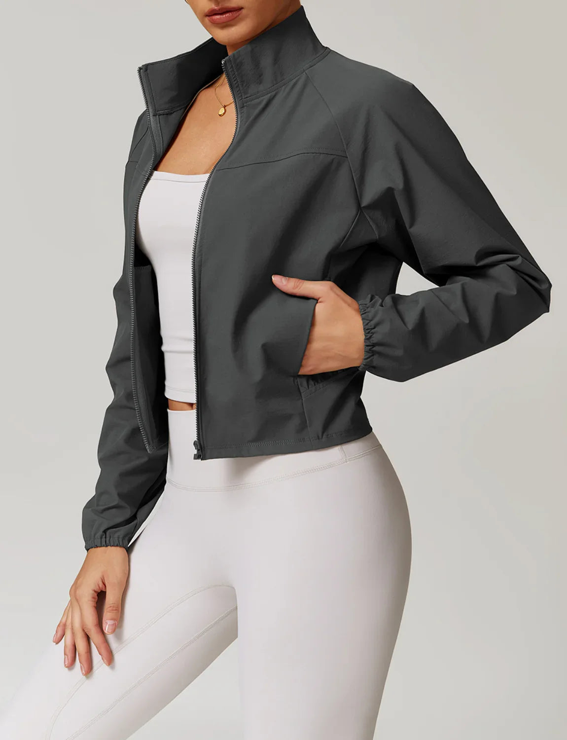 Fitness Yoga Quick Dry Zipper Jacket