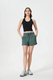 Velafit All Day Sports Shorts-Green