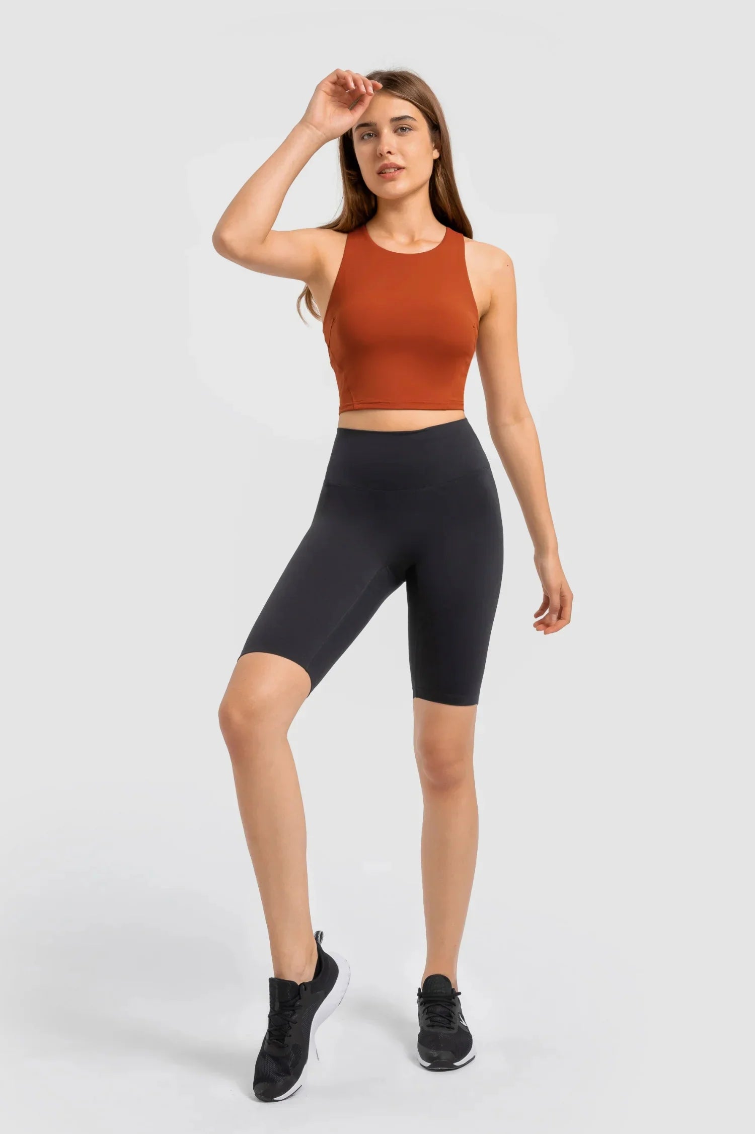 Athlete Gym Yoga Tank-Rauchrot
