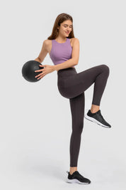 Débardeur de yoga Athlete Gym - Violet