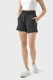 Yoga Fitness All Day Shorts-Black