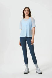 Sports All Day Kurzarm-Hellblau