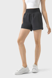 Yoga Fitness All Day Shorts-Black
