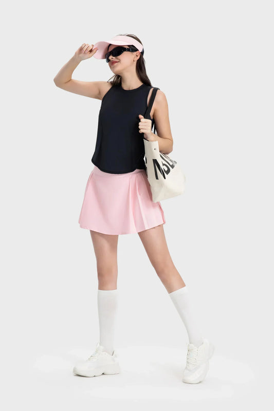 All Day Fitness Yoga Skirt-Pink