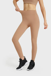 Leggings de sport pour entraînement de yoga toute la journée - Rose marron