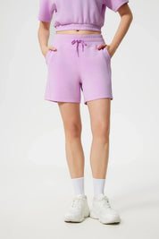 All Day Yoga Workout Shorts-Pink