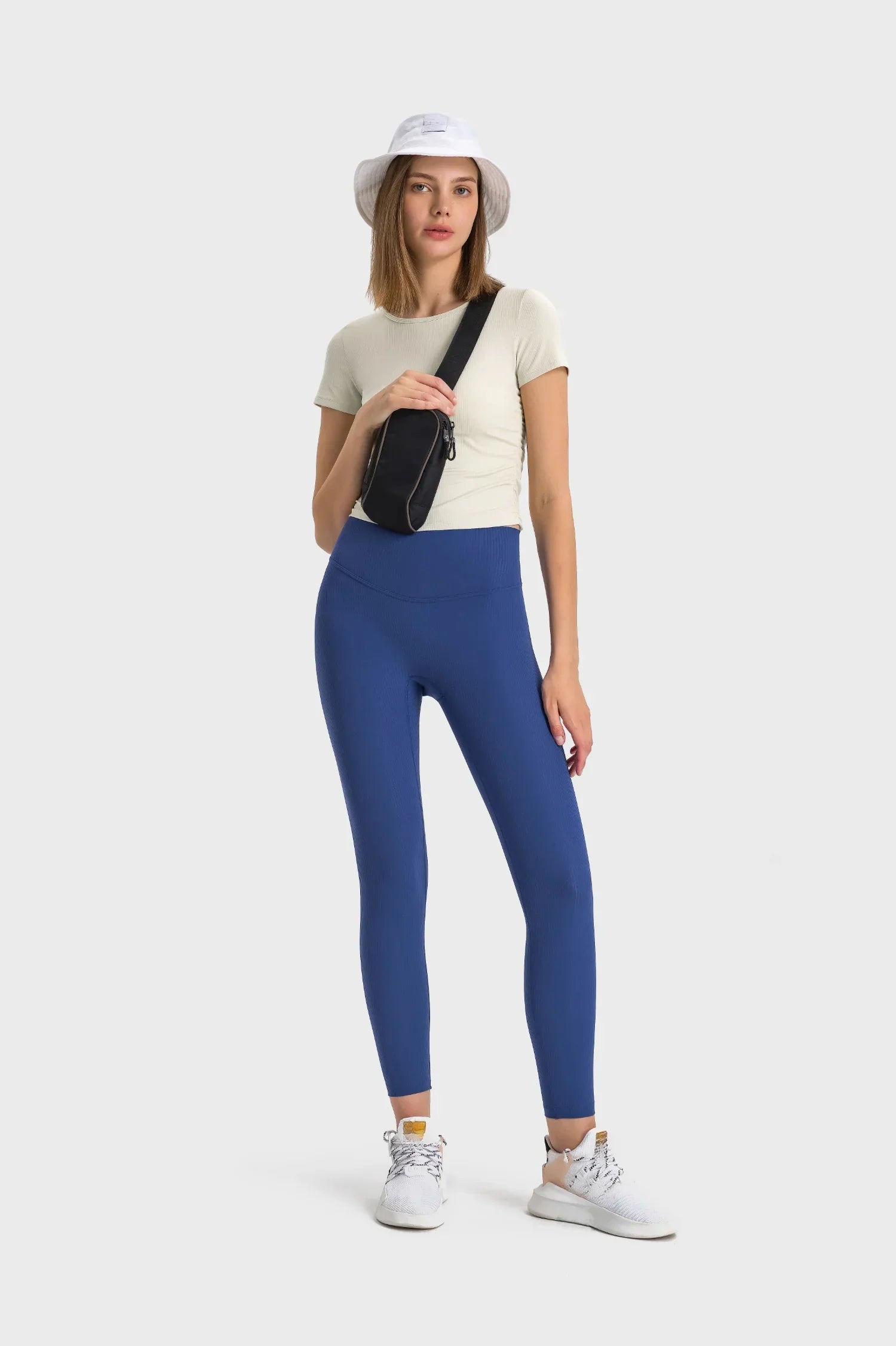 Short de sport à manches courtes - Blanc d'œuf