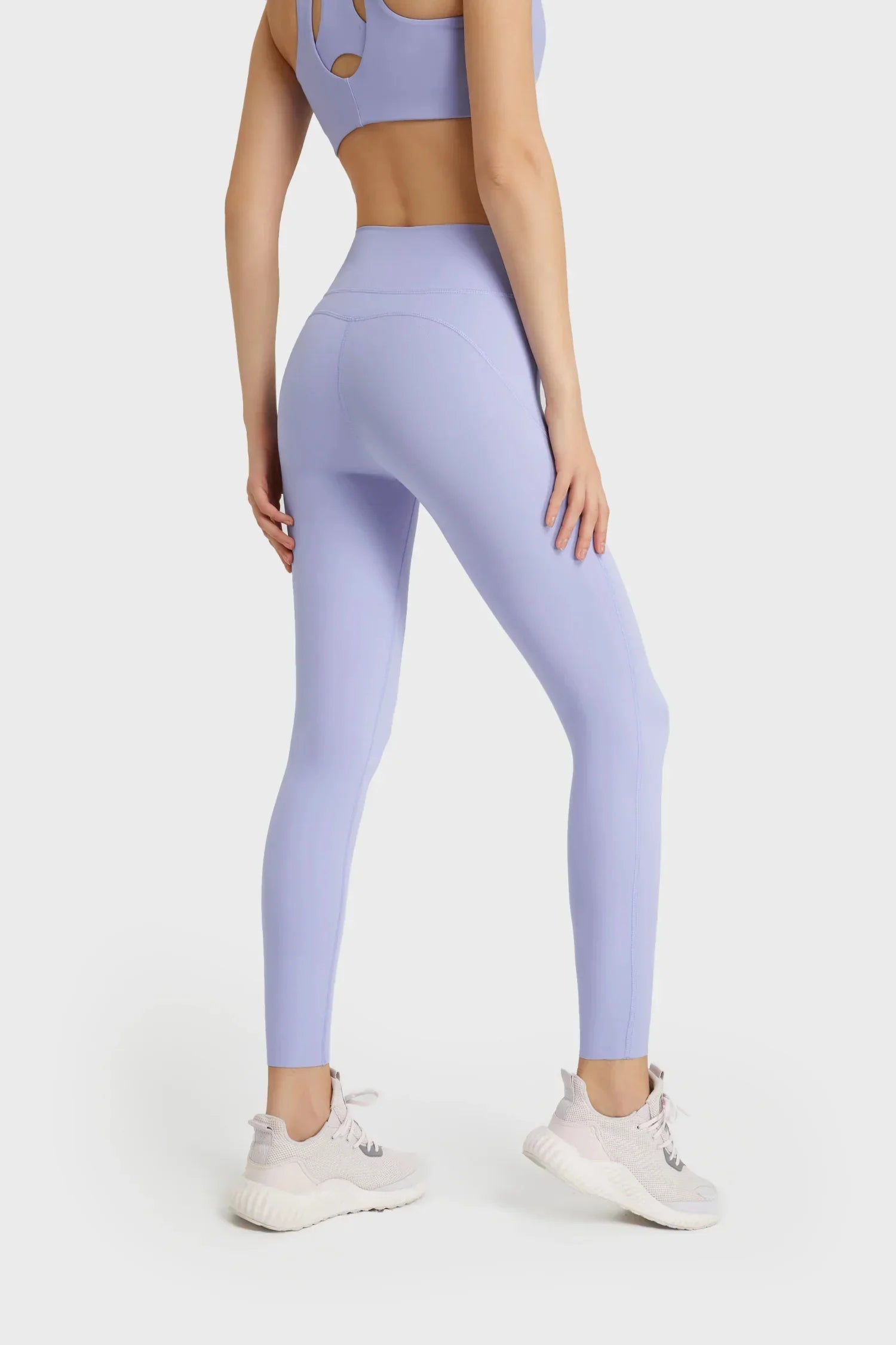 Leggings de sport pour entraînement de yoga toute la journée - Violet clair