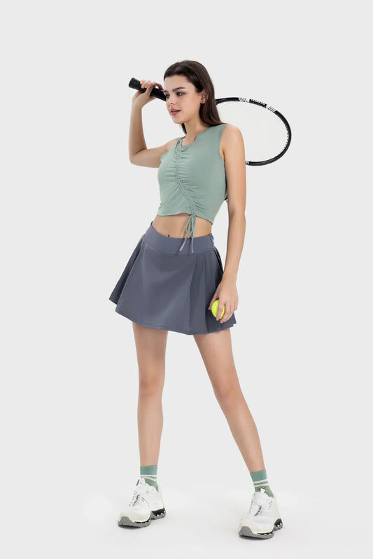 All Day Fitness Yoga Skirt-Grey