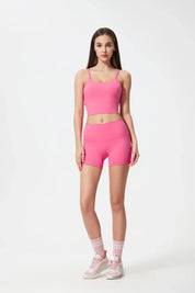 Velafit All Day Fitness Shorts-Pink