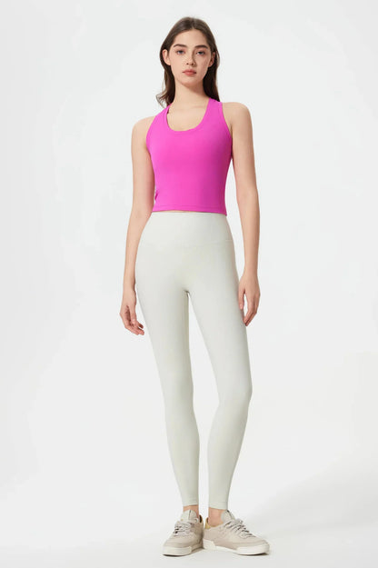 Power Medium Impact Bra Tank-Pink