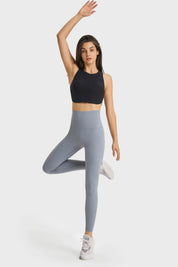 Leggings de yoga ultra doux - Gris Streamer